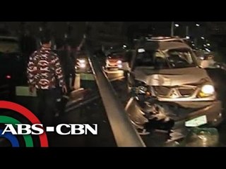 Drayber nakaidlip umano; bus naaksidente