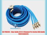 SK-PRO204 - Skar Audio 20 ft 4-Channel Pro Series RCA Audio Interconnects