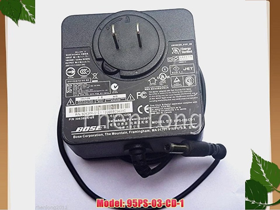 Black Bose Power Supply 95ps-030-cd-1 for Soundlink Air