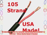 Indoor/Outdoor In Wall or Direct Burial Home Audio 14/2 Awg Gauge 500 ft CL3 Speaker Wire or