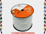 In Wall CL2 Speaker Wire 14 Gauge 2 Conductor 99 Strands 500FT