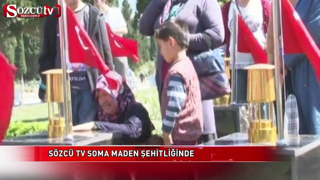 Sözcü TV Soma maden şehitliğinde