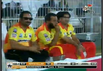 Rafatullah Mohmand 78 runs 34 balls  Abbottabad Falcons v Peshawar Panthers at Faisalabad, May 13, 2015