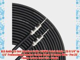 GLS Audio 25 feet Speaker Cable 12AWG Patch Cords - 25 ft 1/4 to 1/4 Professional Speaker Cables