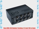 Hosa MHB-350 Modular Patchbay 1/4-Inch TRS to Same