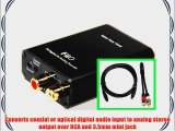 FIIO D07 (D7) Digital to Analog Audio Converter with SMI Gold Plated 6ft Optical TOSLink Cable