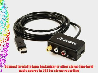 Alesis PhonoLink Stereo Rca-To-Usb-Cable