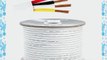 14AWG CL2 Rated 4 Conductor Loud Speaker Cable 250ft For In-Wall Installation