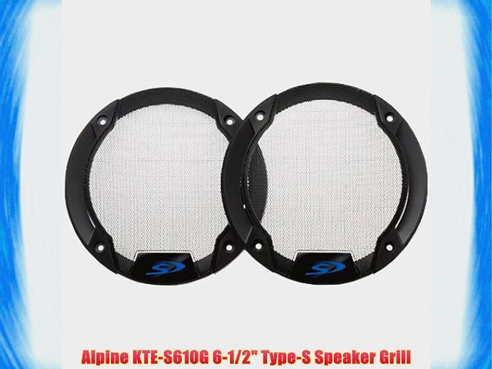 Alpine KTE-S610G 6-1/2 Type-S Speaker Grill