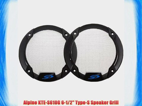 Alpine KTE-S610G 6-1/2 Type-S Speaker Grill