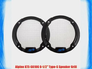 Alpine KTE-S610G 6-1/2 Type-S Speaker Grill