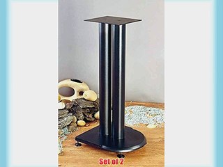 UF Series 24 Fixed Height Speaker Stand (Set of 2) Finish: Black