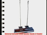 Mount-It SET of Two Universal High Quality Speaker Stands for Surround Sound