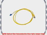 NTW NL-ST/LC-06SDR ST/LC Singlemode Duplex 9/125 Optical Fiber Nonconductive Riser Jumper Cable