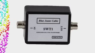 Subwoofer Isolation Transformer / Hum Eliminator Blue Jeans Cable brand made in USA