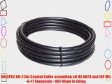 UHF VHF Antenna Cable - MILSPEC RG-213 coaxial Transmission Line for Ham and CB Radio 80 foot