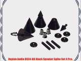 Dayton Audio DSS4-BK Black Speaker Spike Set 4 Pcs.