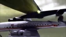 Mid Air Plane Crash New York City ,United Airlines vs Trans - Video