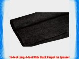 Absolute C15BK 15-Feet Long/4-Feet Wide Black Carpet for Speaker Sub Box Carpet rv Truck Car