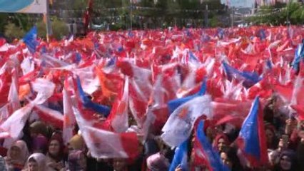 Uşak - Başbakan Davutoğlu Uşak Mitinginde Konuştu