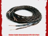 Kimber Kable 4PR Unterminated Raw Bare-Bare Loudspeaker Cable Pair 15' Ft. (4.5M)