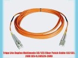 Tripp Lite Duplex Multimode 50/125 Fiber Patch Cable (LC/LC) 20M (65-ft.)(N520-20M)
