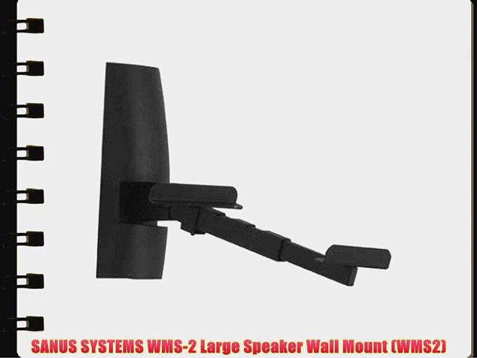 SANUS SYSTEMS WMS-2 Large Speaker Wall Mount (WMS2)