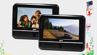 RCA DRC6272E22 Twin Mobile DVD System with 7-Inch Screens (Black)