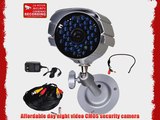 VideoSecu Outdoor Bullet Surveillance Security Camera CCTV IR Home Video Day Night Vision 420TVL