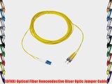 NTW NL-ST/LC-33SDR ST/LC Singlemode Duplex 9/125 Optical Fiber Nonconductive Riser Jumper Cable