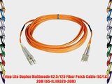 Tripp Lite Duplex Multimode 62.5/125 Fiber Patch Cable (LC/LC) 20M (65-ft.)(N320-20M)