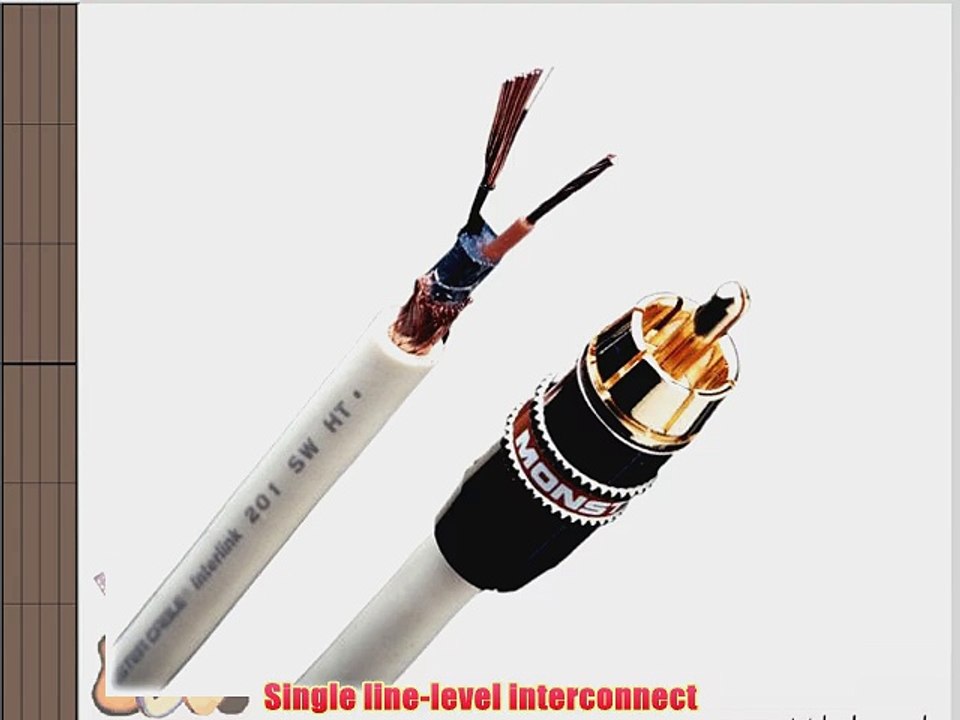 Monster Cable Interlink 201 Subwoofer Interconnect 4 Meter