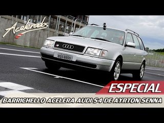 BARRICHELLO ACELERA AUDI S4 DE AYRTON SENNA #MEUMOMENTOSENNA |  APRESENTADO POR ALLIANZ