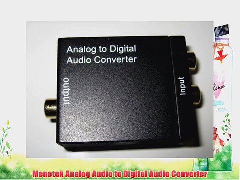 Menotek Analog Audio to Digital Audio Converter