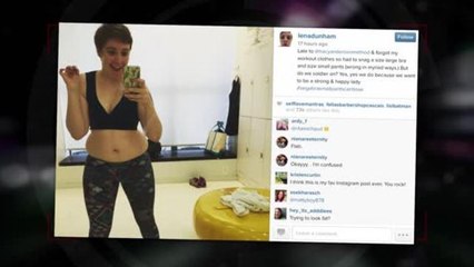Lena Dunham Wears Ill-Fitting Gym Outfit