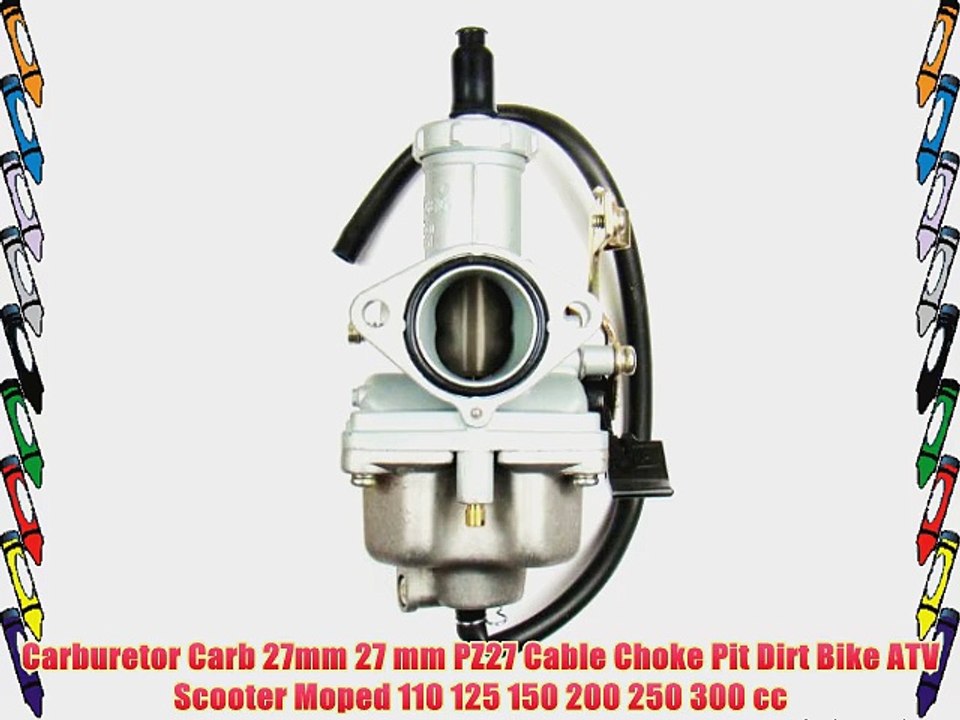 Carburetor Carb 27mm 27 mm PZ27 Cable Choke Pit Dirt Bike ATV Scooter Moped 110 125 150 200