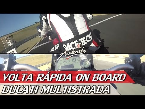 DUCATI MULTISTRADA - VOLTA RÁPIDA ON BOARD #12 COM ALEX BARROS | ACELERADOS