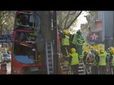 London bus crash: 32 passengers injured