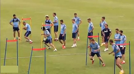 Vaya susto se llevó Diego Simeone con balonazo de Fernando Torres