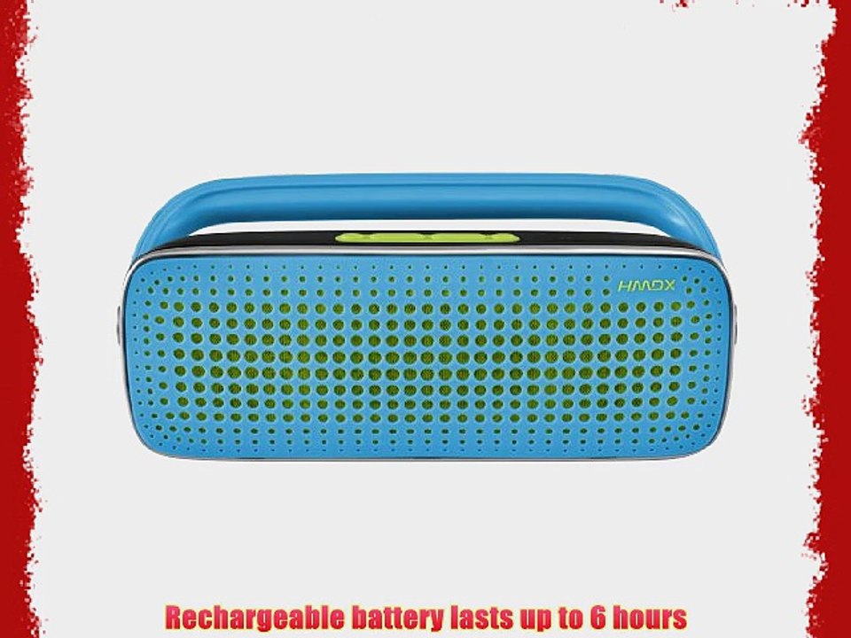 HMDX HX-P450BL HoMedics Blast Bluetooth Boom Box (Blue)