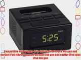 RCA RC130i Clock Radio with Built-In iPod Dock Compatible iPhone 4/4S Along with iPod Touch/Video/Nano