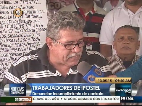Trabajadores de Ipostel exigen aplicación de tabulador de sueldos
