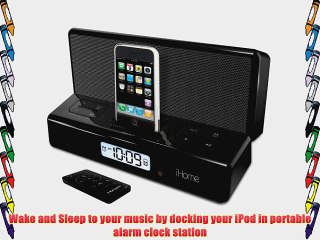 iHome iP27 Portable Travel Alarm Clock for iPod (Black)