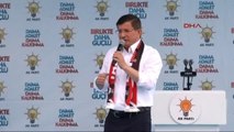 Uşak - Başbakan Davutoğlu Uşak Mitinginde Konuştu 4