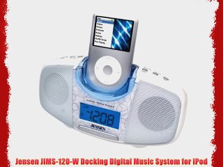 Jensen JIMS-120-W Docking Digital Music System for iPod