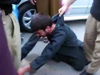 Mirpuri thief cries after being trapped and beaten