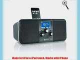 Boston Acoustics Duo-I iPod/iPod touch Dock AM/FM Stereo Radio and Clock Functions (Midnight)