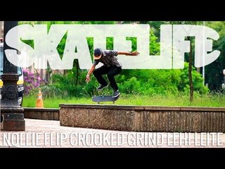 Nollie Flip Crooked Grind | Tutorial #SKATELIFE | Lehi Leite