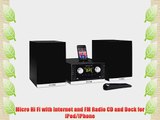 PURE Sirocco 550 Micro Hi-fi with Internet and FM Radio CD and Dock for iPod/iPhone