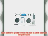 Tivoli iYiYi High-Fidelity AM/FM Stereo System with Alarm Clock and iPod Dock (White/Silver)